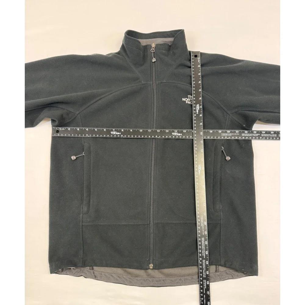 The North Face Mens WindWall Fleece Jacket Black Full Zip AAS2 Size Medium‎